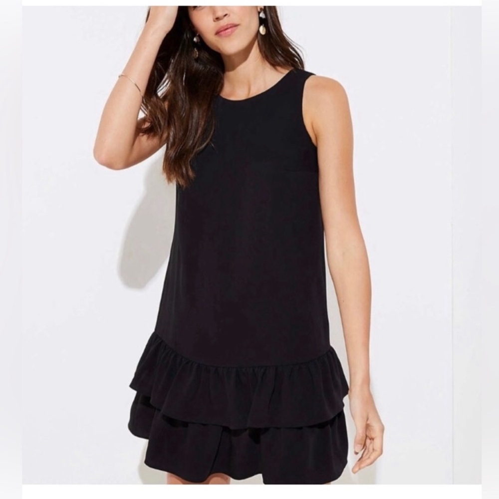 Loft Peplum Hem Dress